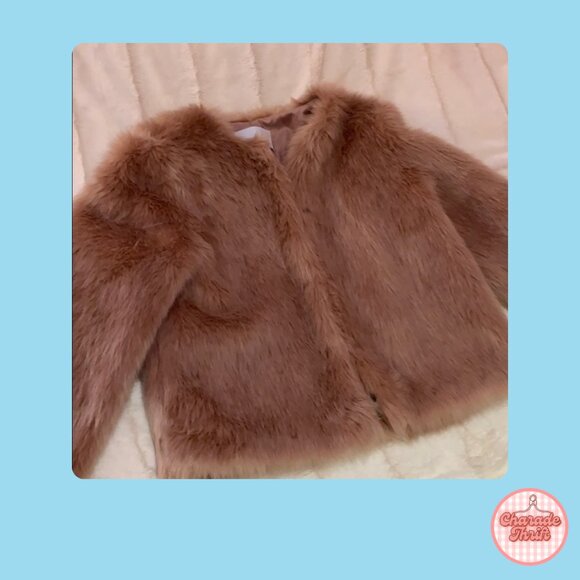 Pink Faux Fur Jacket - Picture 7 of 7